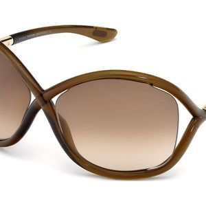 Tom Ford Whitney 692 Gold/Brown Sunglasses